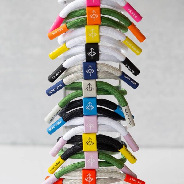 BE THE LIGHT Bracelet, Christian Cord Bracelet - Image 4