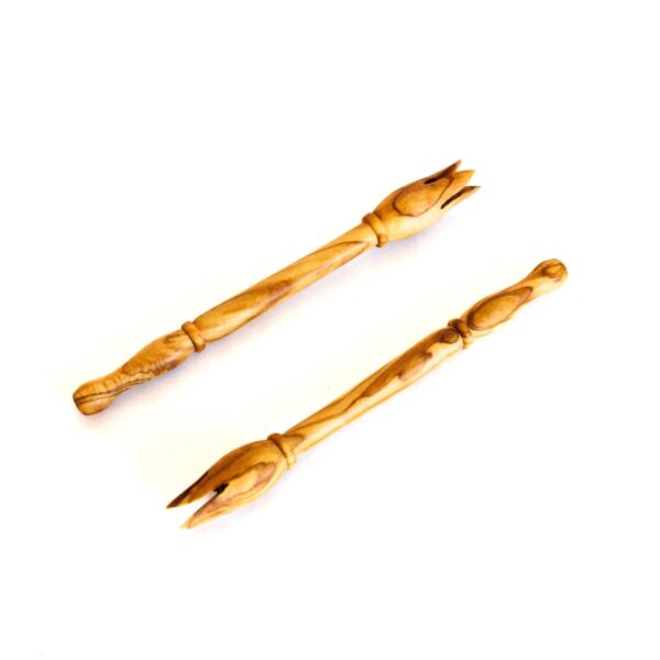 Vesper & Vine - Olive Wood Pickle Fork - Image 3