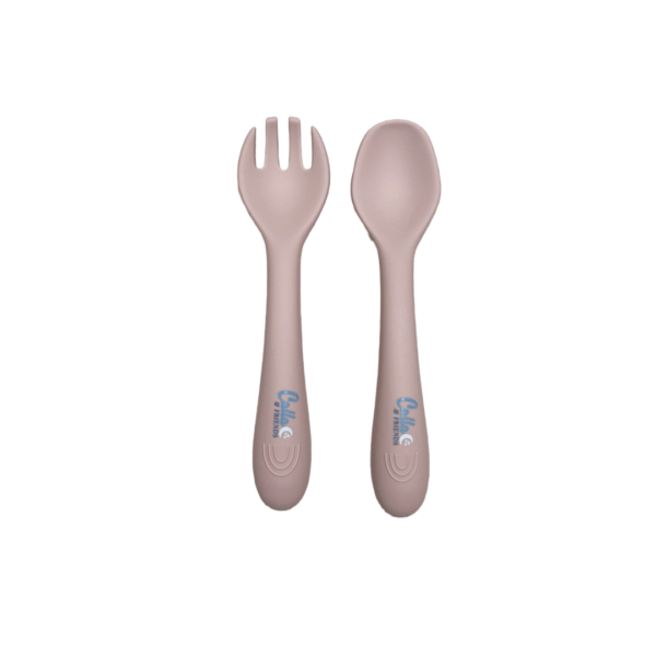My First Silicone Utensils: Powder Blue - Image 4