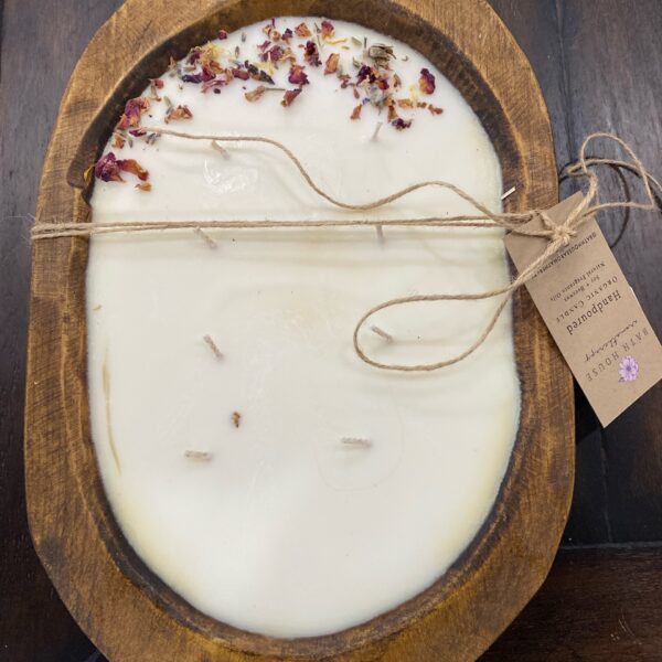 Large Oval Candle Brown or White