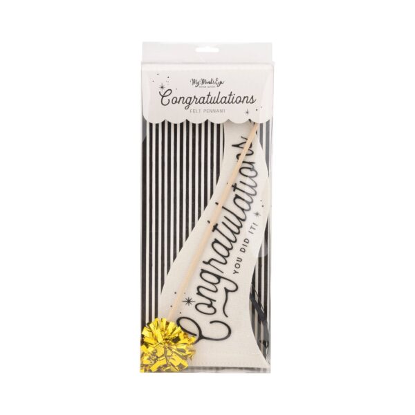 Congratulations Felt Pennant - Image 4