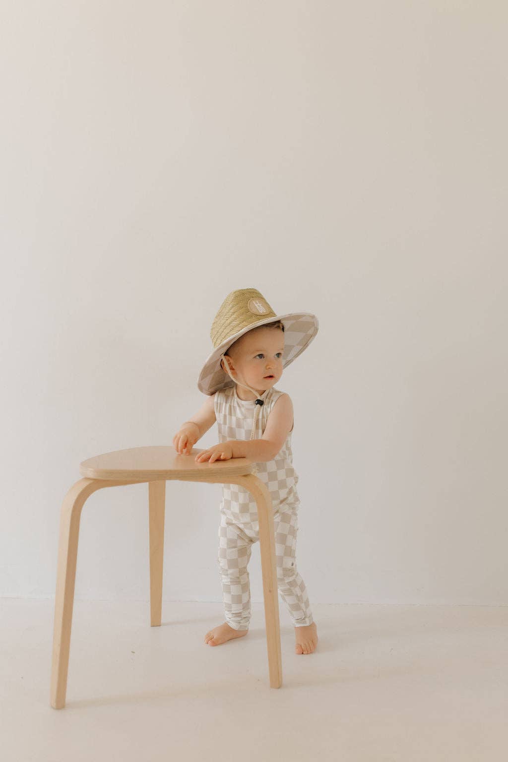 Harem Bamboo Romper | Checkerboard: 12-18 Months - Image 14