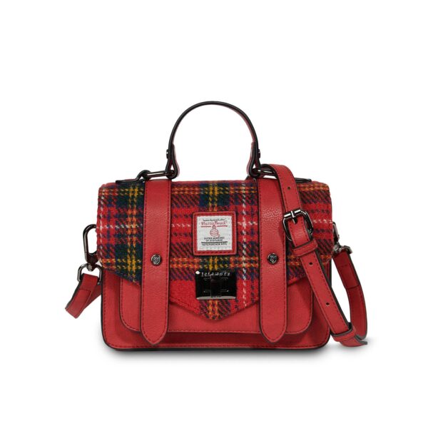 The Mini Satchel: Black Herringbone - Image 16
