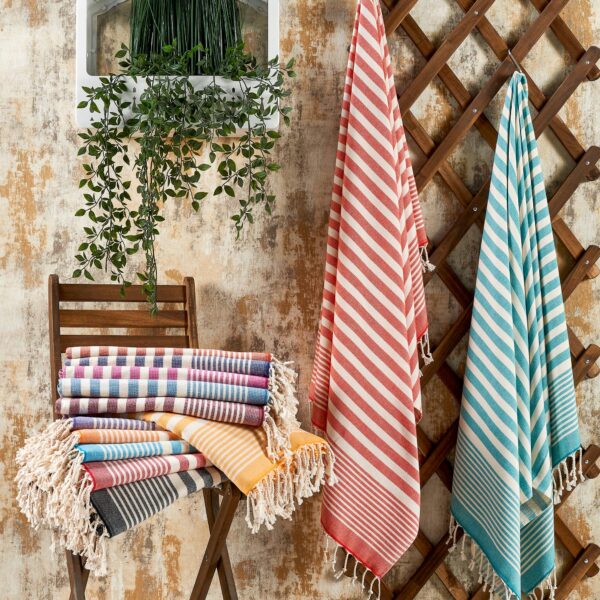 Andalusya Turkish Towels : Green - Image 2