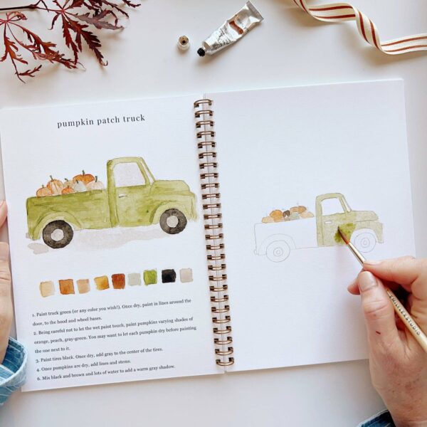 emily lex studio - Autumn watercolor workbook - Image 5