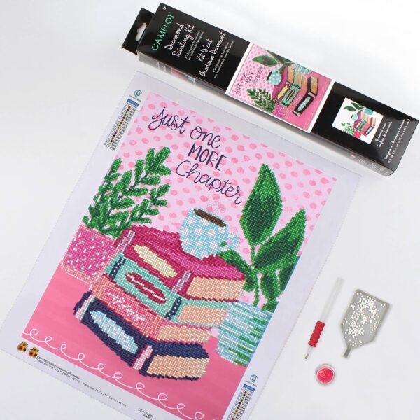 It's a Bookish Life Diamond Painting Kit: 01 Multi - Image 5