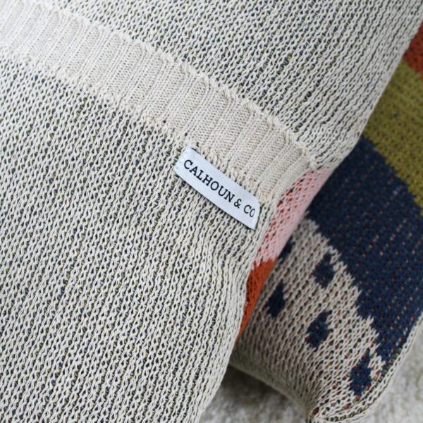 Calhoun & Co. - Rainbow Knit Pillow - Image 2
