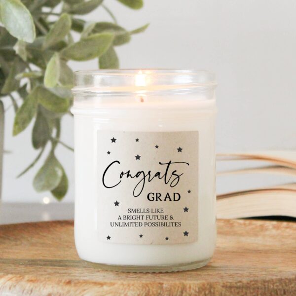 Congrats Grad Soy Candle Bora Bora