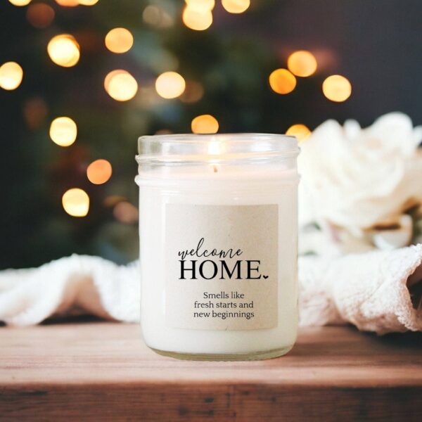 Welcome Home 8 oz Candle, Warm Wishes