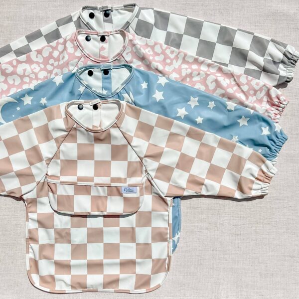 The Grayson Long Sleeve Bib - Checkered: Powder Blue - Image 14