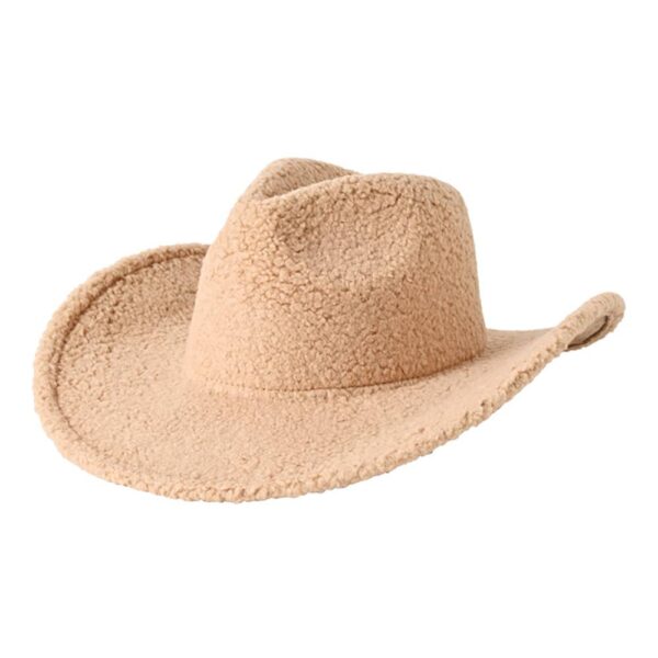 Fleece Teddy Bear Fedora/Cowboy Hat - Image 6