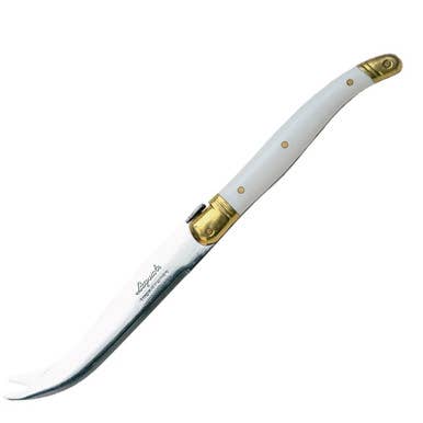 The French Farm - Jean Dubost Cheese Knife with Ivory Handle in a Wooden Box