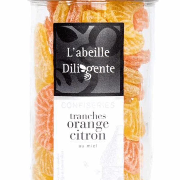Gourmet Food Solutions, Inc. - French Orange Lemon Honey Candy L'Abeille Diligente 5.3oz - Image 2
