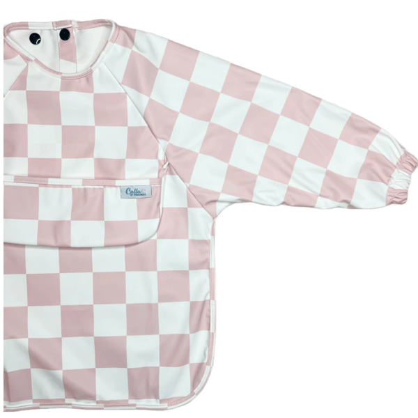 The Grayson Long Sleeve Bib - Checkered: Powder Blue - Image 3