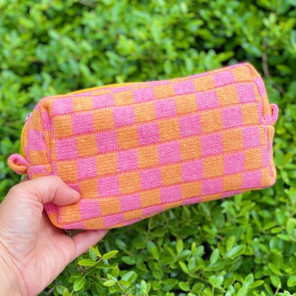Check Yourself Cosmetic Bag: Black - Image 9