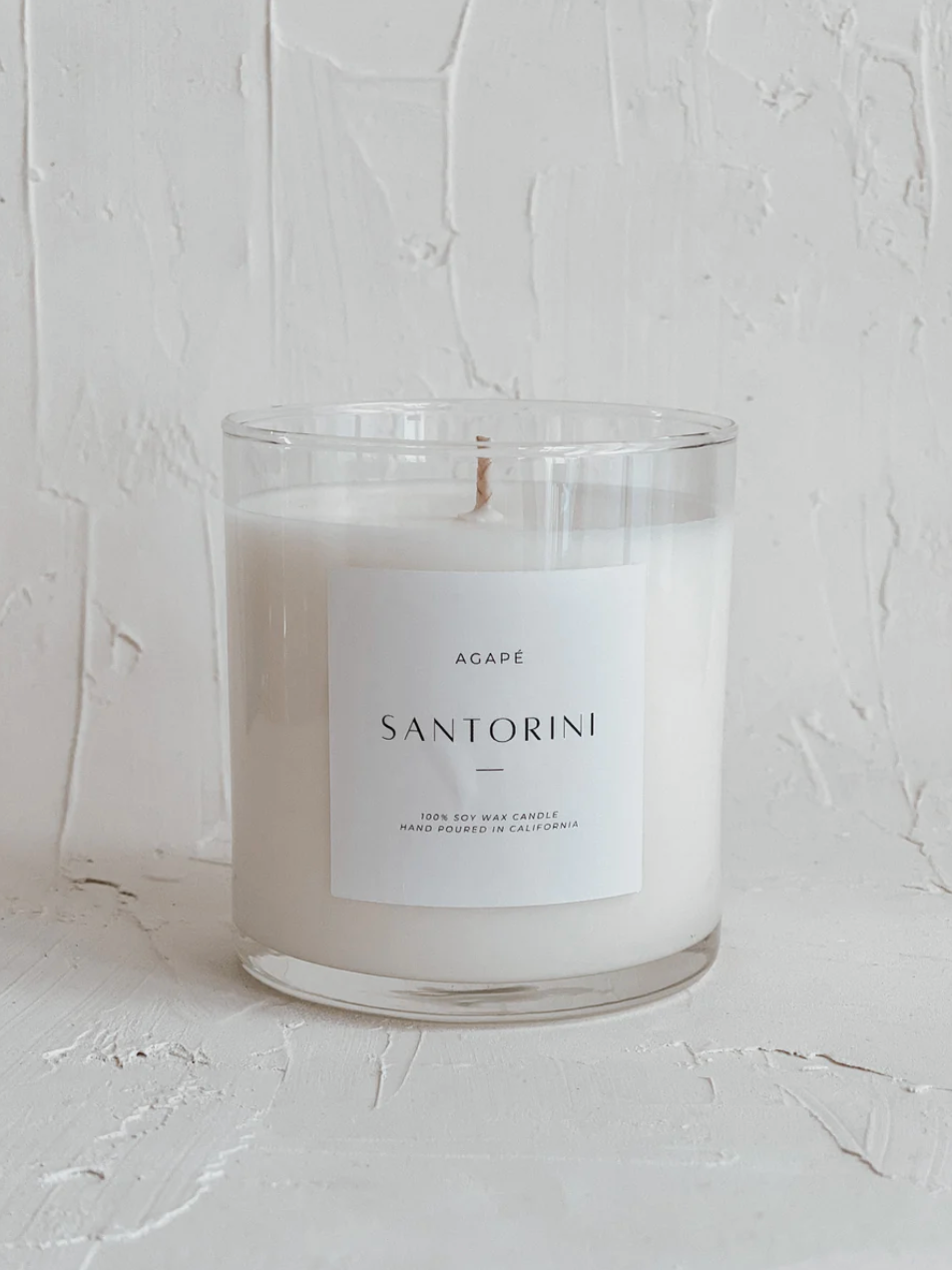 SANTORINI CANDLE: 11 oz SINGLE WICK (CASE OF 4)