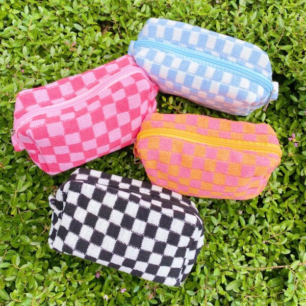 Check Yourself Cosmetic Bag: Black - Image 5