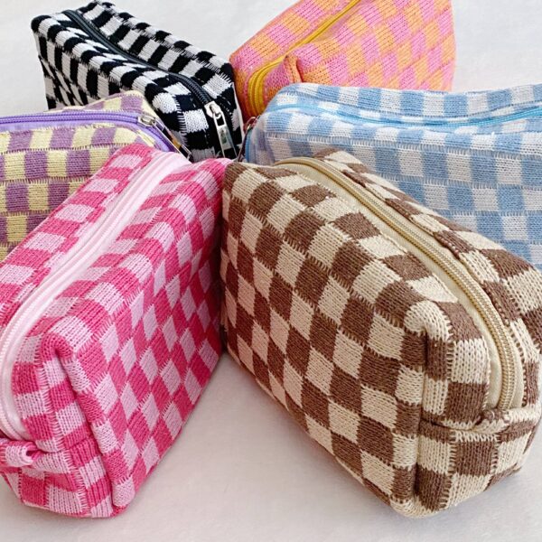 Check Yourself Cosmetic Bag: Black - Image 3