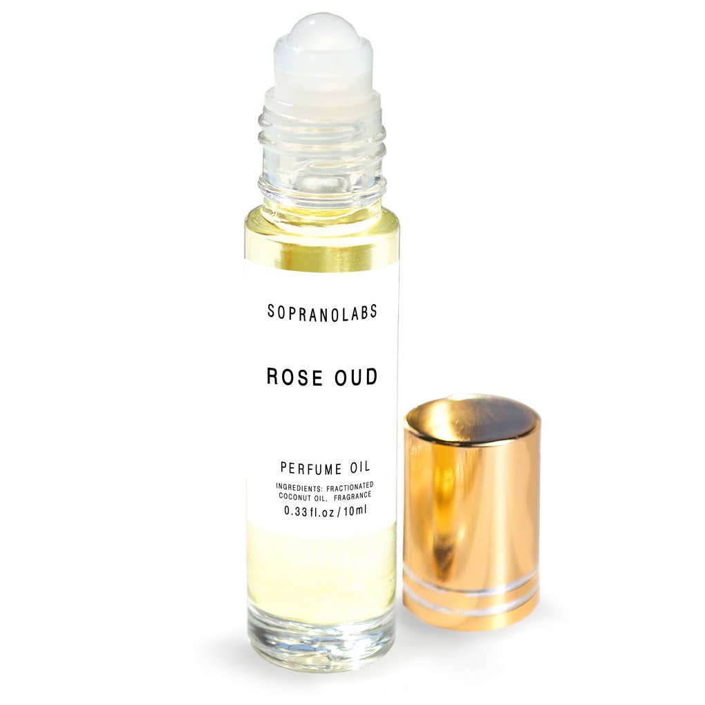 ROSE OUD Vegan Perfume Oil.  Unisex. 10 ml