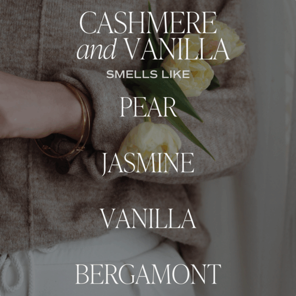 Cashmere and Vanilla 11 oz Soy Candle - Home Decor & Gifts - Image 4