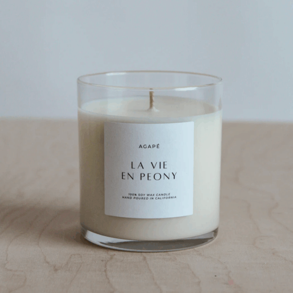 LA VIE EN PEONY CANDLE: 11 oz SINGLE WICK - Image 3
