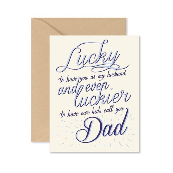 Lucky Dad Greeting Card