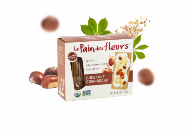 Gourmet Food Solutions, Inc. - Gluten Free Crackers - Chestnut "Le Pain des Fleurs"