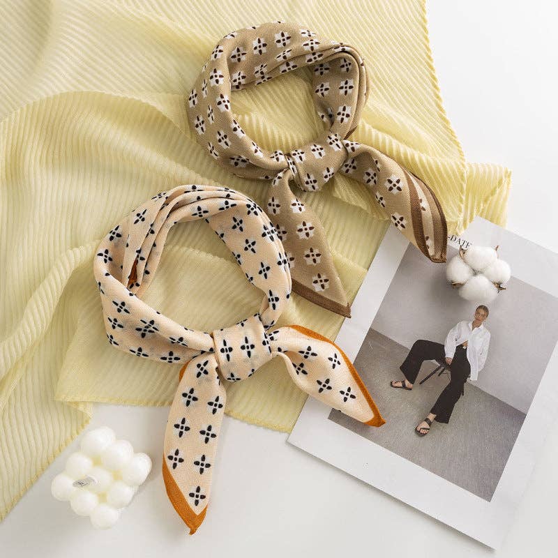 Funkyrel® Atzbranding Limited - Scarvii - Vintage Floral Square Scarf