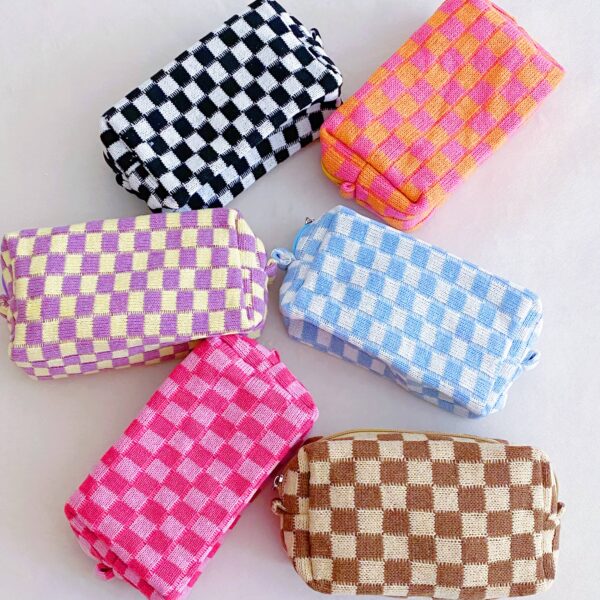 Check Yourself Cosmetic Bag: Black - Image 2