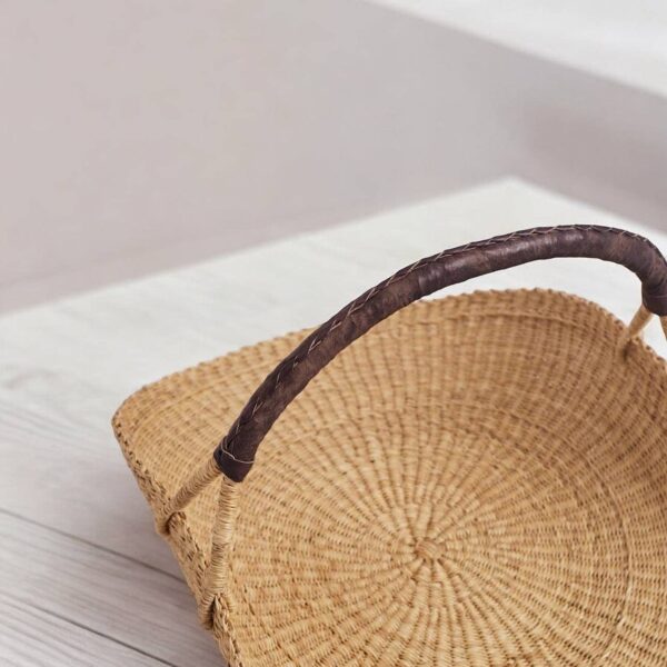 The African Home Goods - Bolga Forging or Flower Basket Brown Handle - Image 3