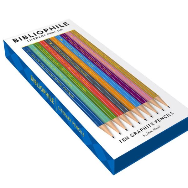 Bibliophile Literary Pencils