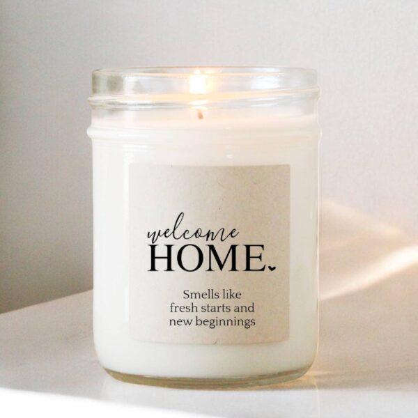 Welcome Home 8 oz Candle, Warm Wishes - Image 8