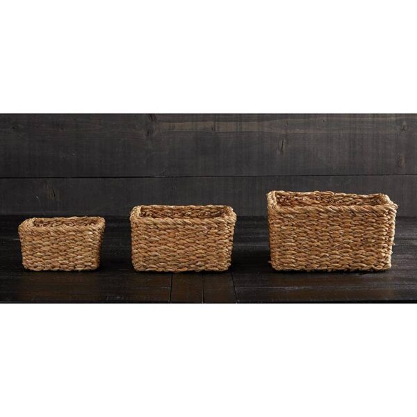 Seagrass Basket Set - Square - Image 2
