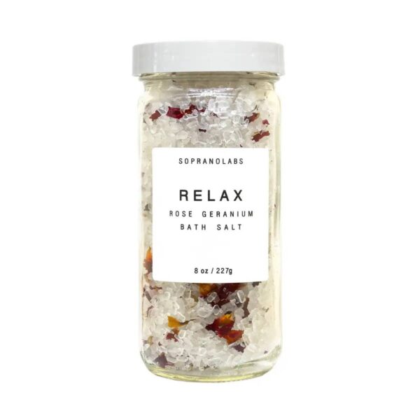SopranoLabs - Rose Relax Bath Salt.SPA  Gift for him/her
