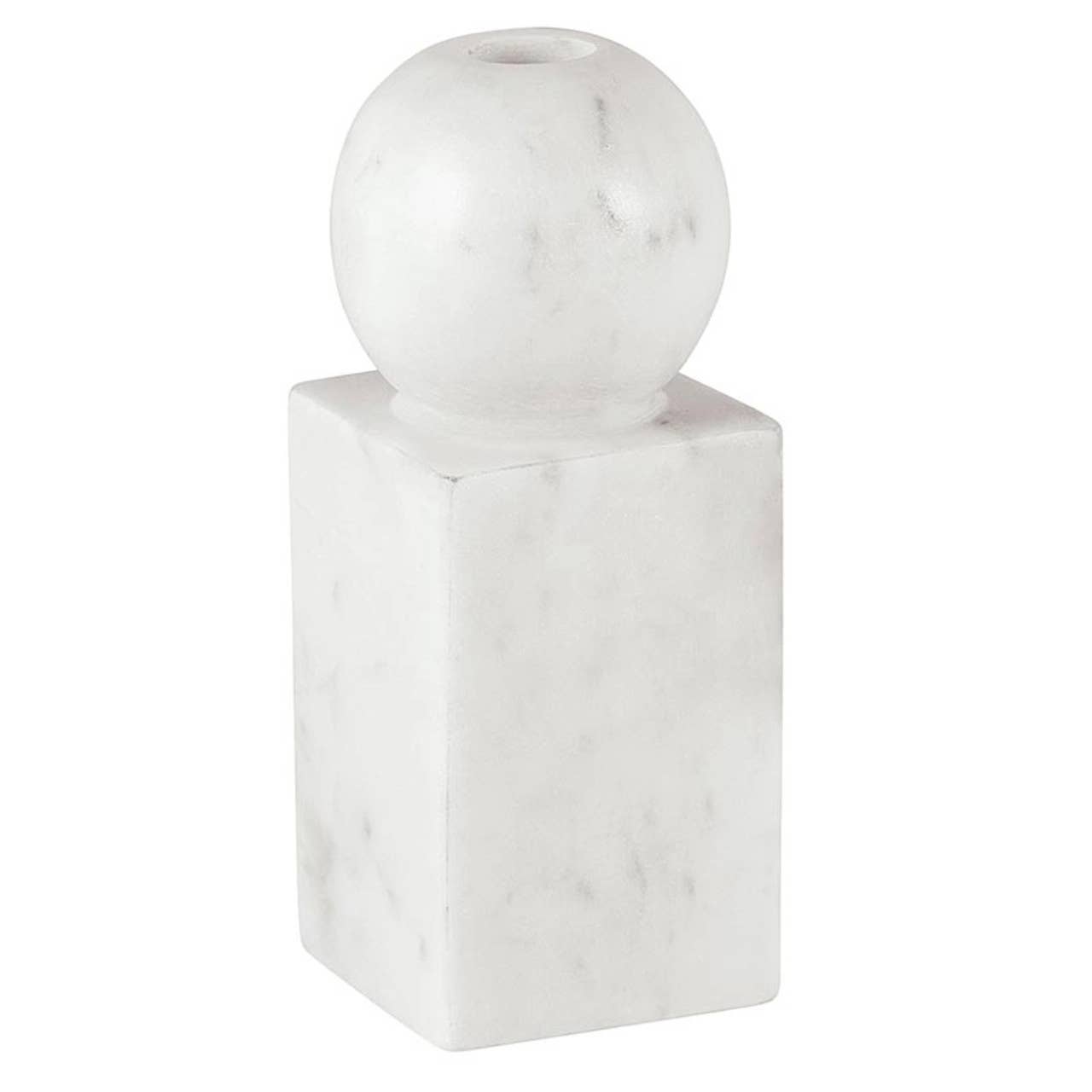 47th & Main Round Marble Candle Holder - Large