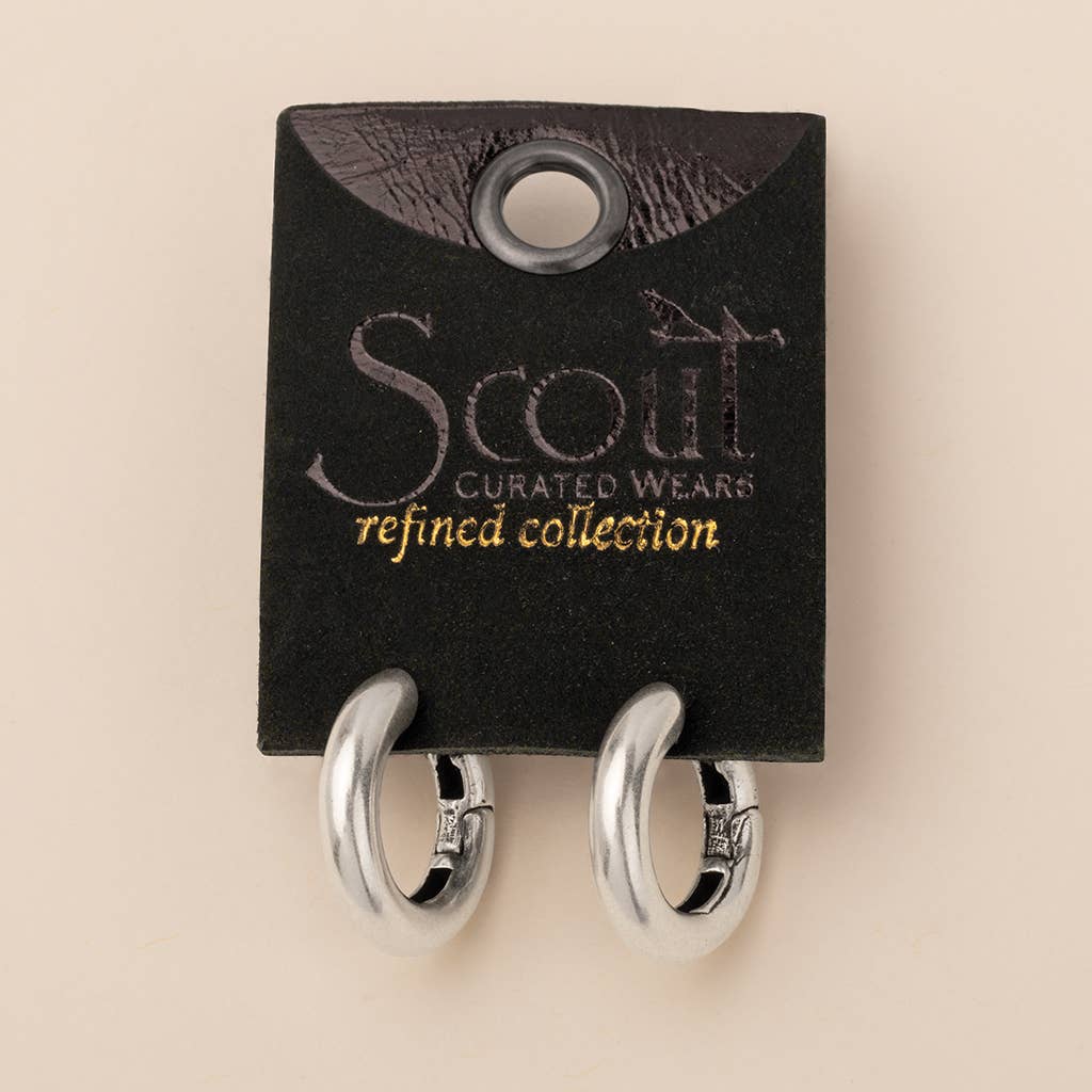 Refined Earring Collection - Stellar Hoop/Sterling Silver - Image 2