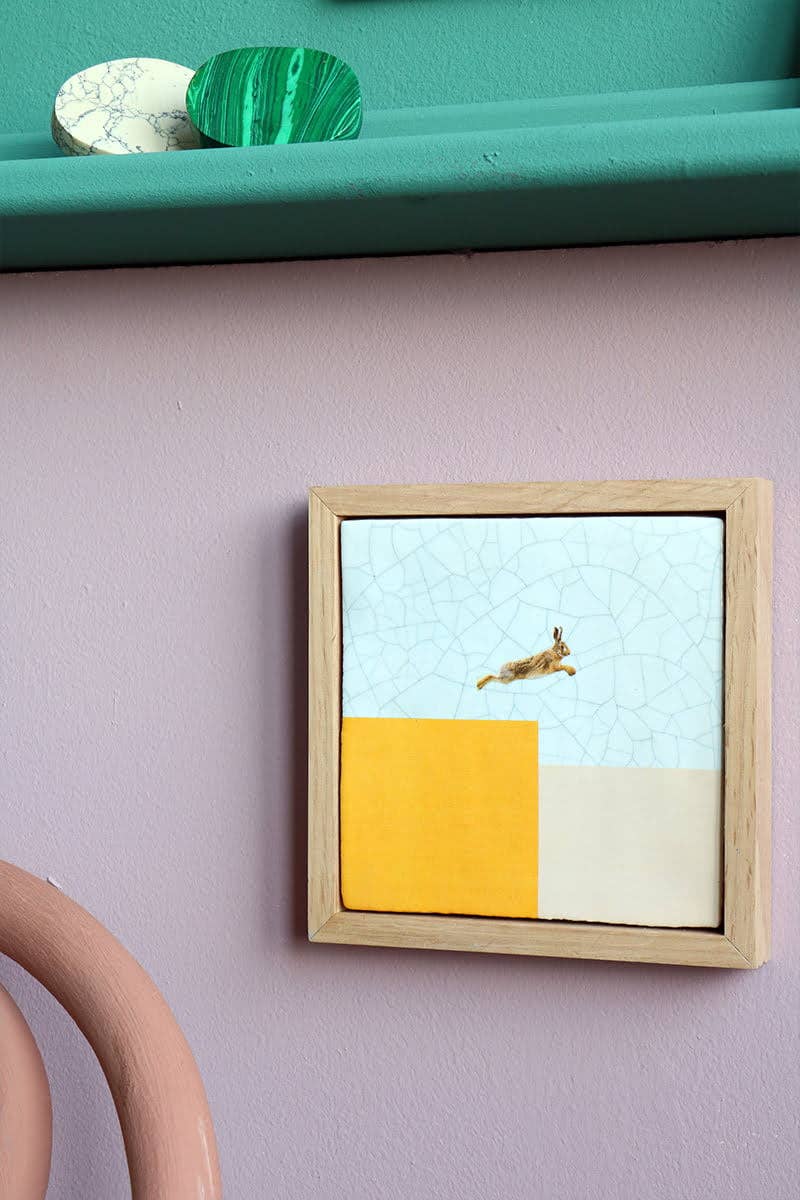 A jump start | StoryTiles art on tile: S