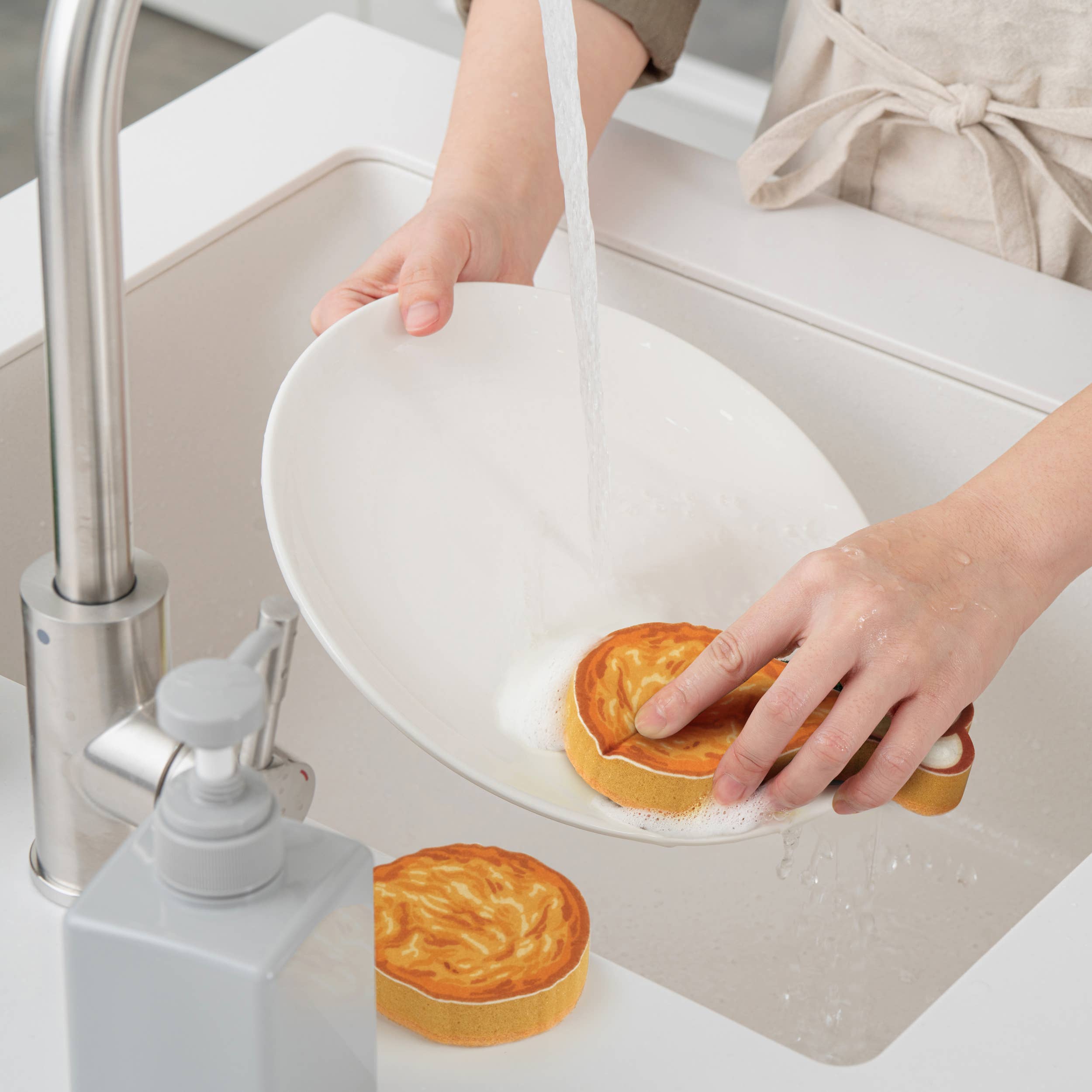 Sponges - CRISPY CLEAN, Fried Chicken Sponges - Set of 2 - Image 3