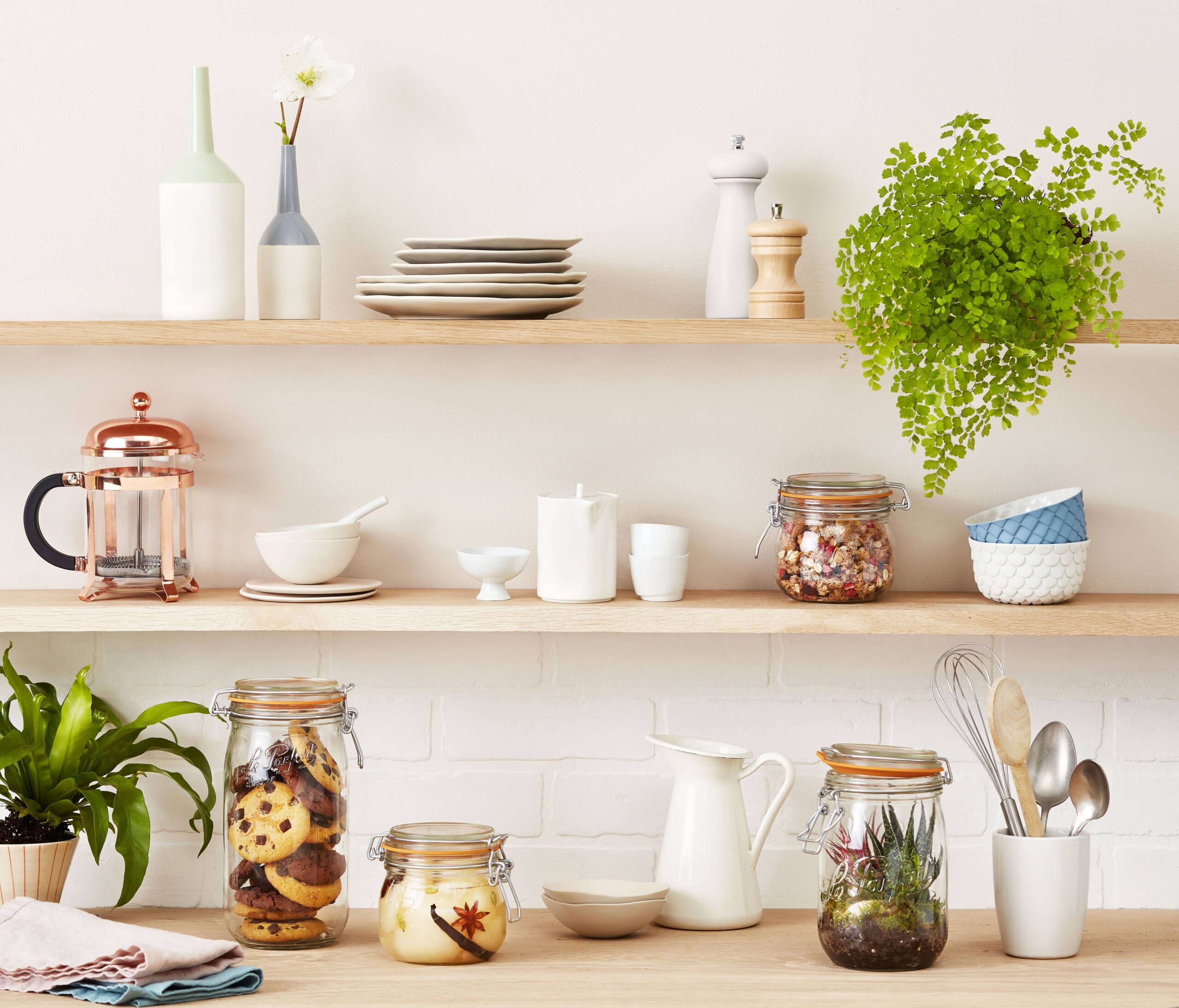 Le Parfait - 500ml Rounded French Glass Storage Jar WAirtight Rubber Sea - Image 3