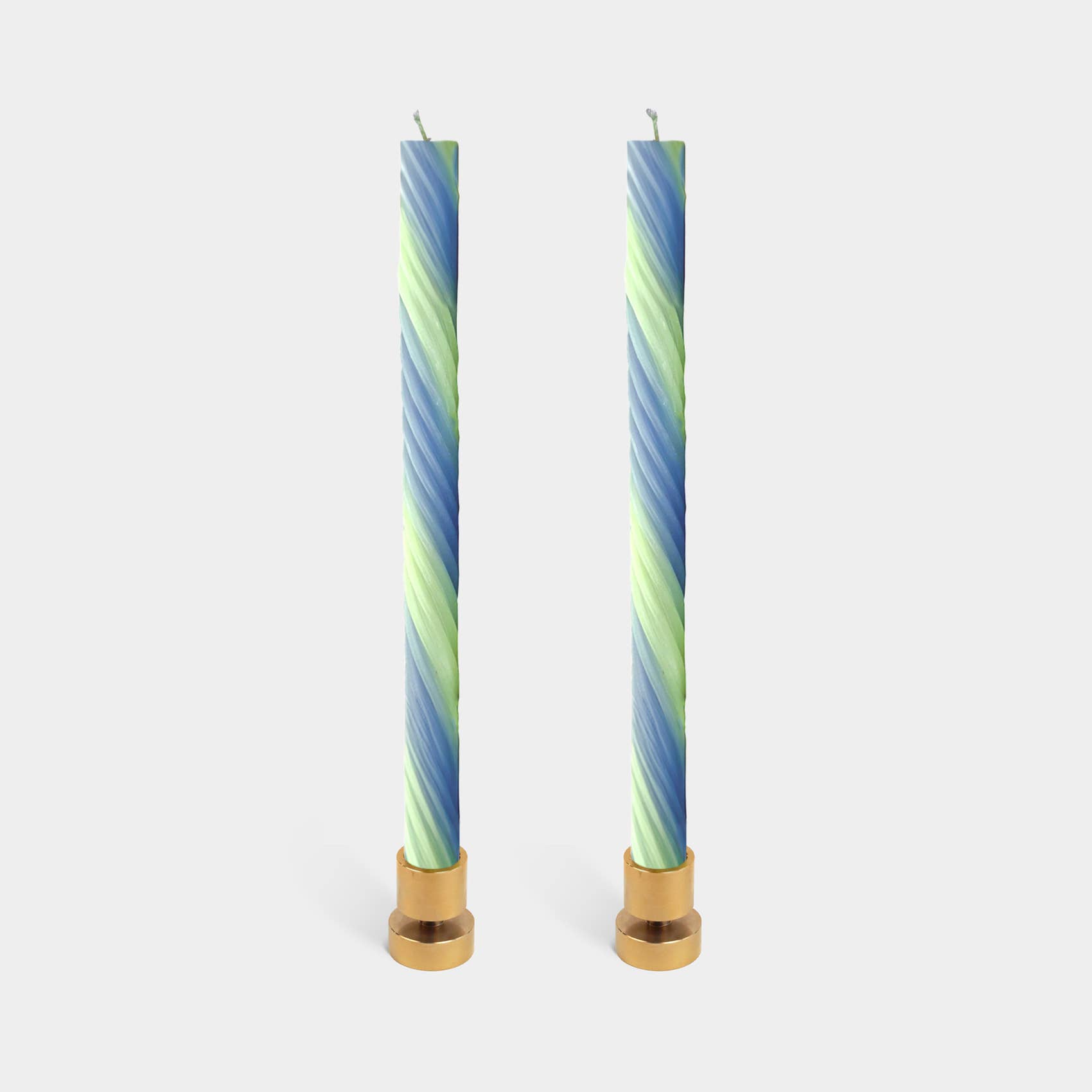 54 Celsius - Rope Candles - Lav. & Green (2 Pack) - 11" Vibrant Tapers