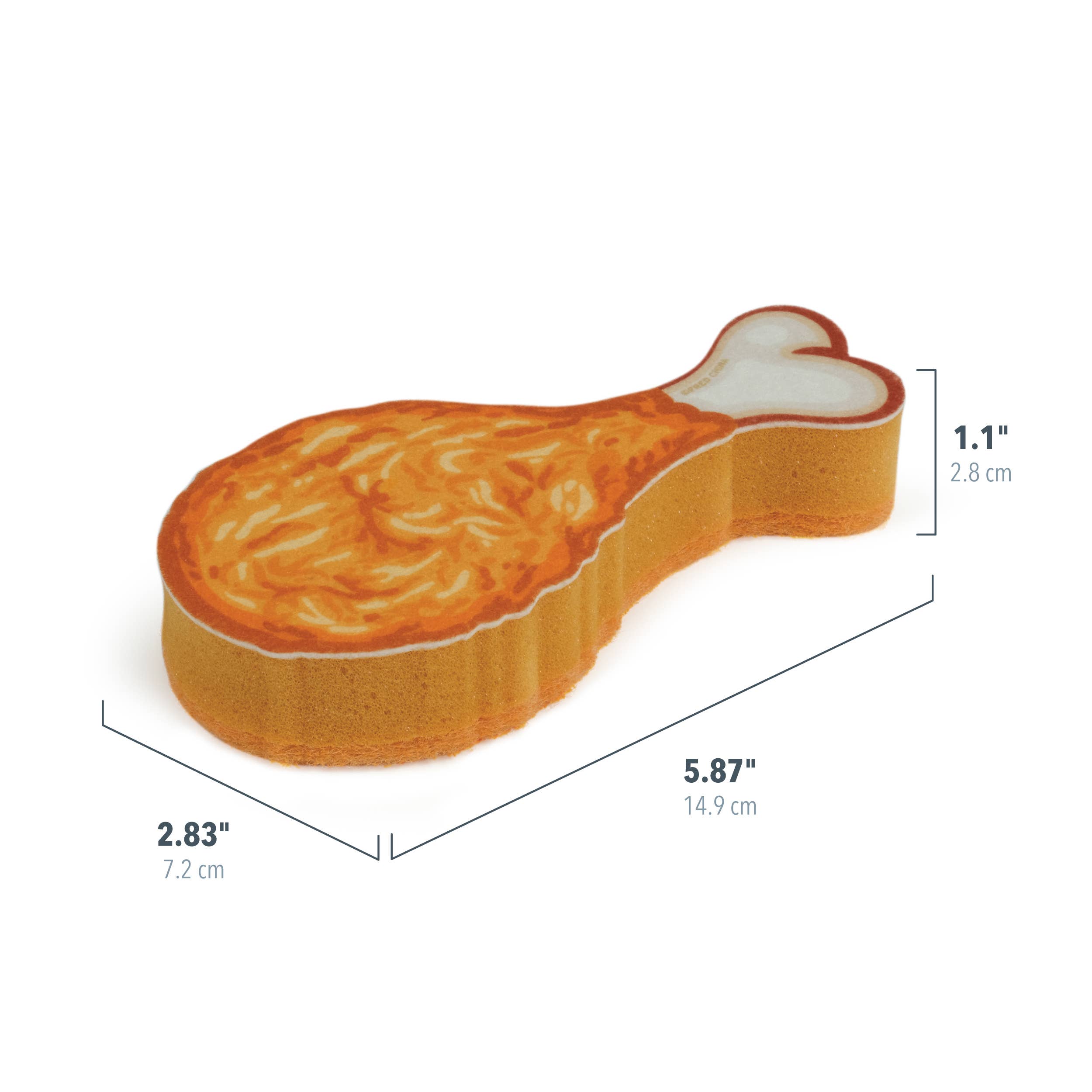 Sponges - CRISPY CLEAN, Fried Chicken Sponges - Set of 2 - Image 4