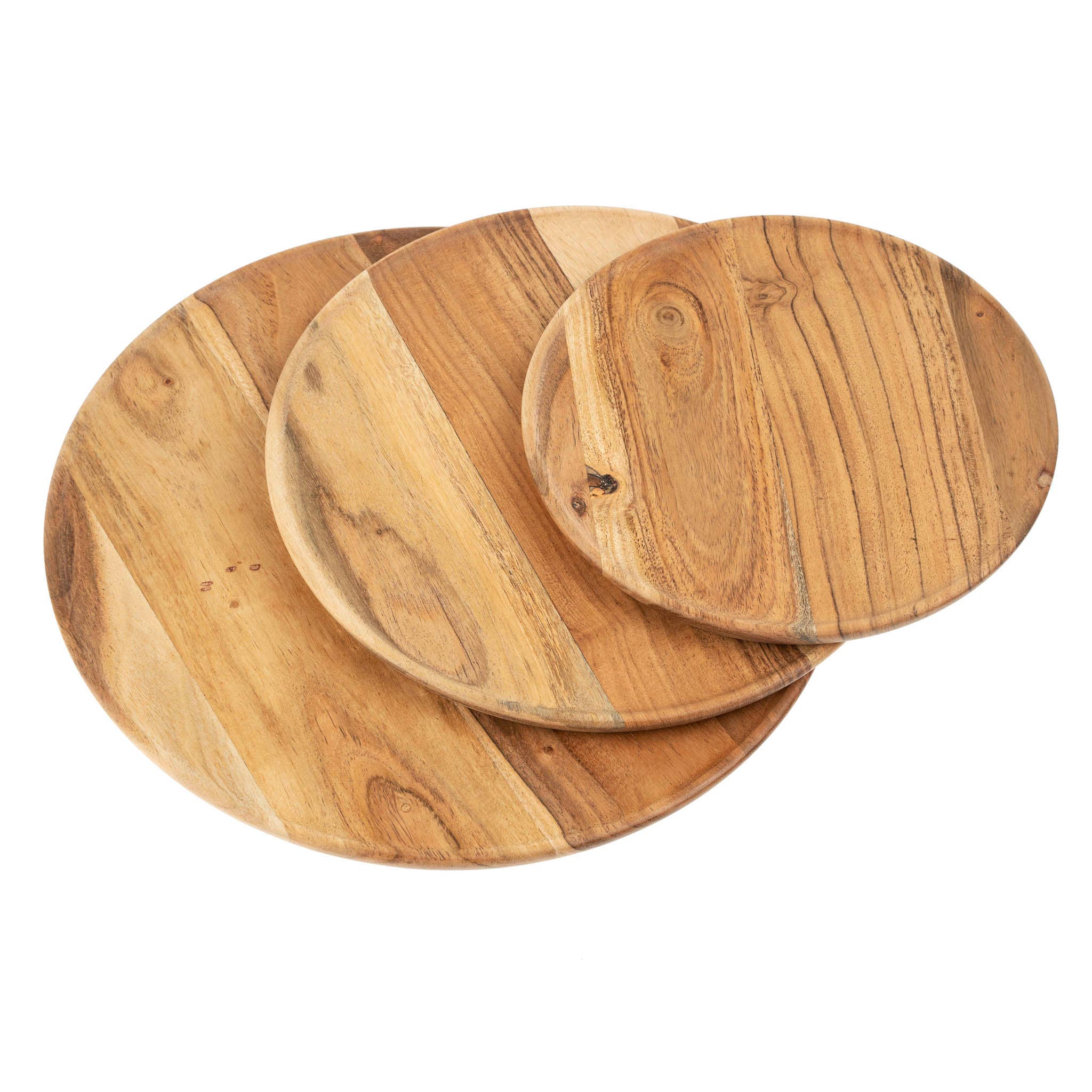 Acacia Wood Plate L - Image 2