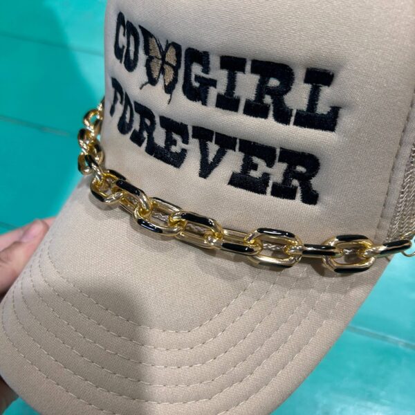 Chunky Black Enamel Dipped Trucker Chain