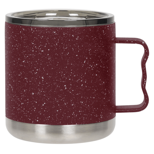 15 oz Double-Wall Vacuum Insulated Camp Mug with Slide Lid: Forest Green - Image 5