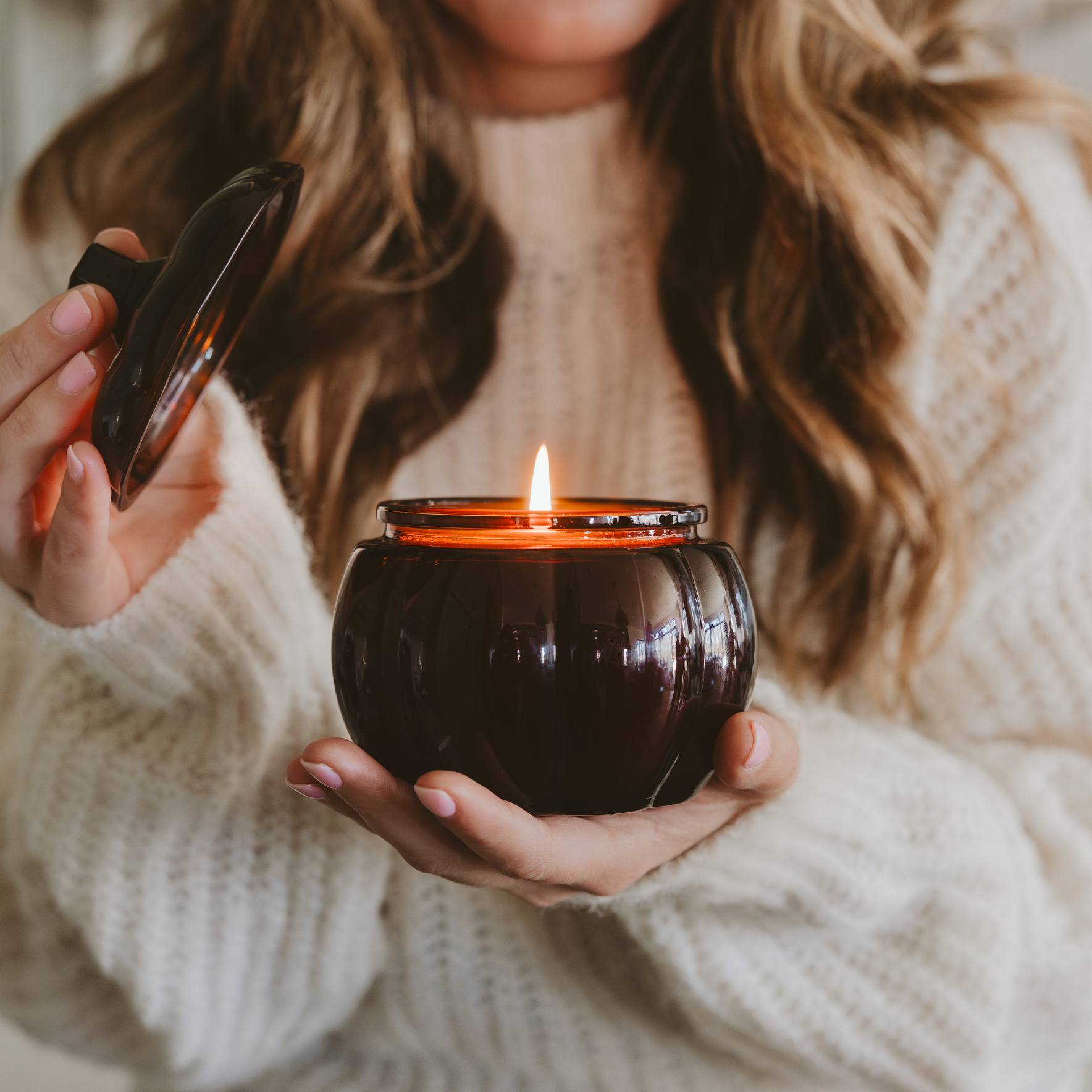 Hello Fall Soy Candle - 20oz Pumpkin Jar