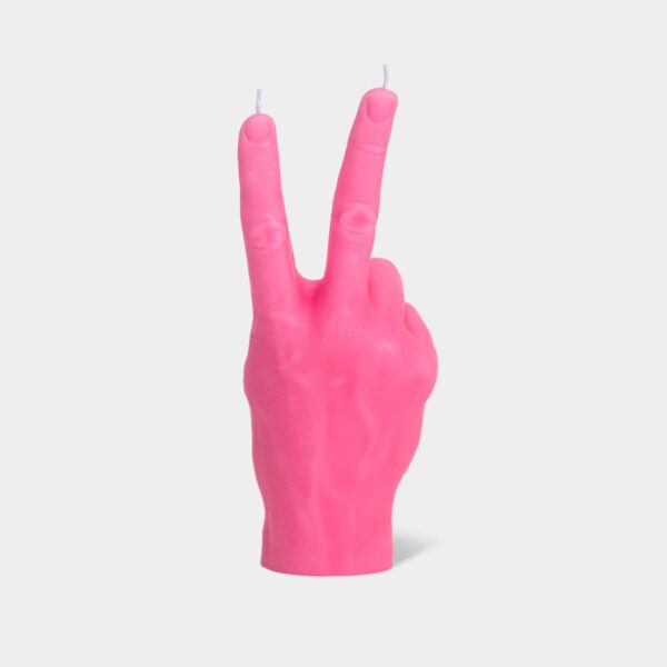 54 Celsius - CandleHand "Peace" Candle - Handmade, 8" Tall & Real Skin - Image 5