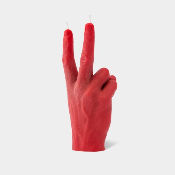 54 Celsius - CandleHand "Peace" Candle - Handmade, 8" Tall & Real Skin - Image 6