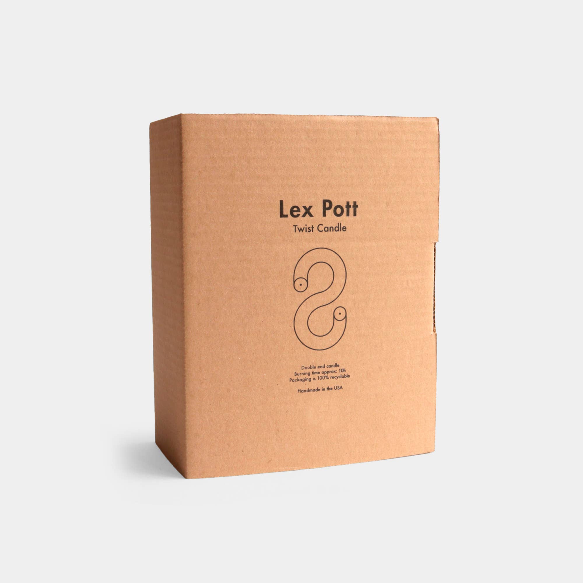 54 Celsius - Twist Candle Sticks by Lex Pott, 9.5" Tall, Yellow - Image 3