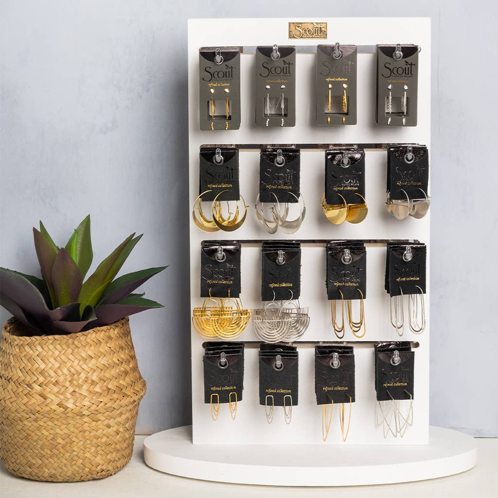 Refined Earring Collection - Stellar Hoop/Sterling Silver - Image 4