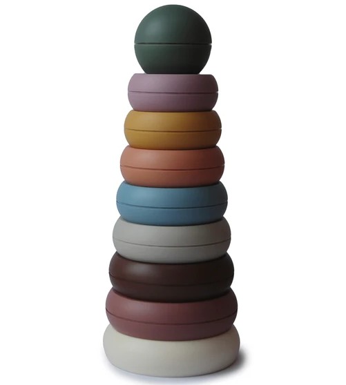 Stacking Rings Toy  Rustic